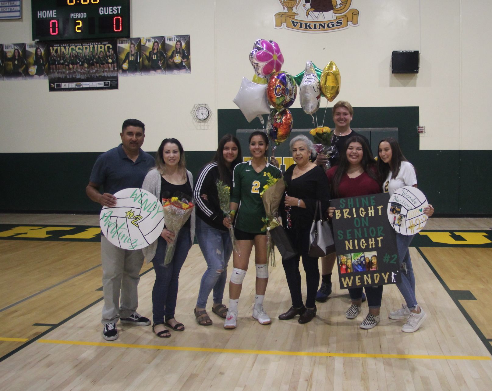 Vikings sweep the Bears on senior night